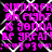 Pixelated text in bright pink on black background with white chain-link pattern, repeating 'SUMMER OH EIGHT IS GONNA BE GREAT!' and heart symbols.