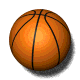 basketballs with varying patterns and shadows, displayed in a arrangement with one empty