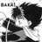 Pixelated black-and-white image of a character with spiky hair, visible text reading "BURN!" in the top-left corner, and a stylized background.