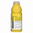 A yellow bottle with a gray cap and label appears in two states: one with a white label and another with a black label and red heart symbol.