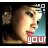 animated buddy icons showing a woman's face with changing text overlays and color shifts across frames