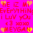 Pixelated text and heart symbols on a bright pink background with red, orange, and yellow elements.