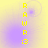 Yellow vertical text 'R A W R :3 R A W R :3' on a yellow-to-purple gradient background with subtle circular patterns.