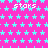 A static image with a bright pink background covered in repeating cyan stars and the word 'stars' in white pixelated text.
