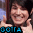 A person with dark hair gives two thumbs up in a of four , each containing blue text reading GOTTA LOVE ADAM!