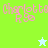 Pixelated text "Charlott R90" appears on green and light blue backgrounds with a star symbol changing color between frames.