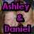 A four- shows two people in close-up, with text overlays changing between