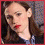 Three distinct pixelated portraits of a woman with varying hair colors and backgrounds arranged in a