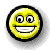 Six yellow circular icons with black outlines arranged in two , each displaying a smiling face with white teeth and eyes that shift position across observations