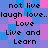 Pixelated text on a blue and pink background with repeated phrases