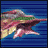 Pixelated character with pink limbs and multicolored body against blue striped background, text changes from P to PS to PSO to PSOW across frames.