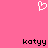 Pixelated white heart symbol on pink background with black text 'kotyy' at bottom left and right.