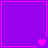 Purple background with pink lines and pixelated hearts in four corners, forming a static layout