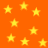 A static image of yellow stars scattered across an orange background with no visible text or animation changes.