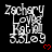 Black background with white text reading "Zachary Love Kat Am 3.51.09" and red heart symbols, displayed in a with animated heart pulses