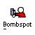 pixelated icons featuring a red hand holding a phone, with variations including numeric keypad interactions and text elements