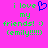 A static pixel art image with a bright pink background displays green text and a blue heart symbol.