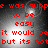 Red pixelated text on a grayscale background with four identical showing repeated phrases
