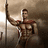 A pixelated image shows a muscular figure holding a pole, with the word 'Leonidas' in black text on a red background.