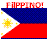 Pixelated graphic featuring the Philippine flag with 'FILIPINO!' text above it in red block letters.