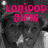 A grayscale image of a person with pink text reading "Lollipop Girls Are Sweet!" overlaid in four sections.
