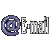 Animated sequence of purple @ symbols and 'Email' text in pixelated font on gray background, showing rotation and partial visibility changes.