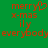 Green background with red pixelated text reading 'merry x-mas ily everybody' and a heart symbol replacing the second 'y' in 'merry'.