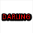 Six distinct text-based buddy icons arranged in a , each with unique pixelated text and color schemes on white backgrounds