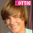 nine identical images showing a person with light brown hair and a light blue shirt, each labeled 'HOTTIE' in pink text at the top