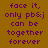 A static image displays purple text on a brown background with yellow highlight bars over specific lines.