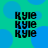 A static image with a green background featuring blue circular shapes and repeated black text reading 'Kyle' in four vertical
