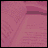 Pixelated text on a pinkish-purple background with white and light gray lettering, showing sequential animation frames of changing text.