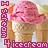 Pixelated icon shows pink ice cream scoop in cone with text "icecream" and number 4 on purple background.