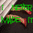 Green text reads 'I NEVER MADE IT TO THE ISLAND OF OZ!' over a dark background with striped and pixelated legs in red shoes