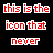A static digital image with red and white pixelated text on a black background, arranged in a of repeated phrases