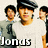 four pixelated images showing a person in a white shirt and dark cap with text labels changing between "Jons" and "Hoffies" across the bottom
