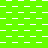 A static image of a green background with white squares and rectangles arranged in horizontal , transitioning from short lines to larger squares