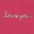 Animated icon with multiple text and heart motifs across six , transitioning between pink, black, white, and beach scenes