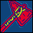 nine blue-tiled displays baseball-themed graphics including hammers, script text, and TBS Superstation logos with red, white, and yellow details