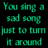 Text repeats in alternating cyan and magenta colors on a black background with no visible motion.