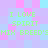 Pixelated text on a pastel background with repeating phrases in green