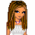 Pixel art contact sheet showing three animated frames of a female character with long brown hair, white top, and red/blue necklace alongside partial male figure in white shirt and jeans, with red text "Short *N* Proud!" below.