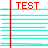 four with red 'TEST' headers, teal horizontal lines, and math problems; a large red 'F' appears in the third while text below reads 'IM GONNA BE GROUNDED'