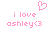 Pixelated pink text and heart symbol on white background, two identical static frames side-by-side with no visible animation changes.