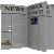 A newspaper-themed icon with 'NEWS' and 'CHECK IT OUT!' text, featuring a blue-and-yellow symbol on the front page.
