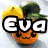 Four distinct pixelated images arranged in a , each with overlaid text: 'Eva', 'Rox', 'UR', and 'Sox' respectively