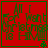 Red square icon with green border containing green text reading "All I Want For Christmas Is Him" and a small green star at bottom right.