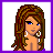 Pixel art contact sheet of a female character in purple bikini shorts and top with text fragments "shake it", "like a", and "Salt Shaker" across frames showing different poses and angles.