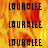 A static image with repeated text 'LAURALEE' over a fiery orange-yellow background, with a gray rectangle on the right side.