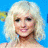 Two side-by-side pixelated portraits of women with distinct hairstyles and backgrounds, one with blonde hair against blue, the other with dark hair against light gray.